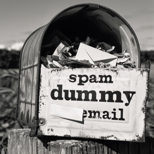 What is a dummy email address?